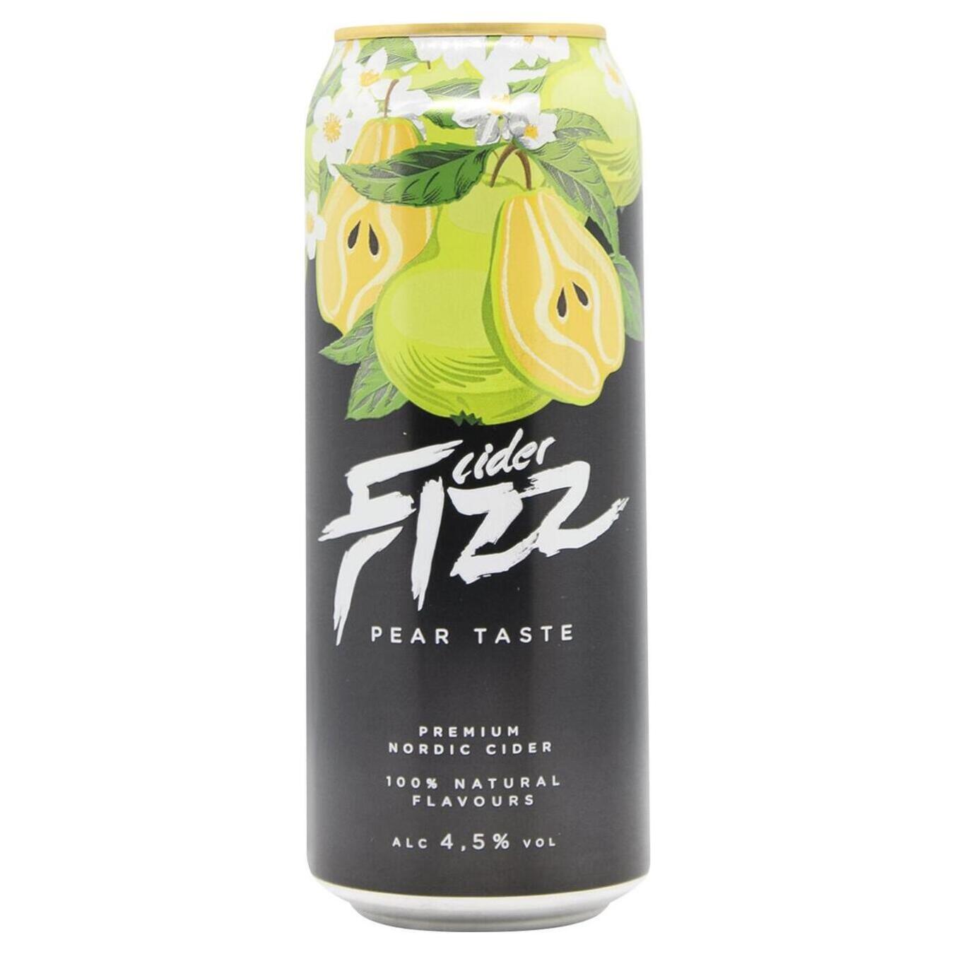 Fizz cider with pear flavor 4% 0.5 l b/w