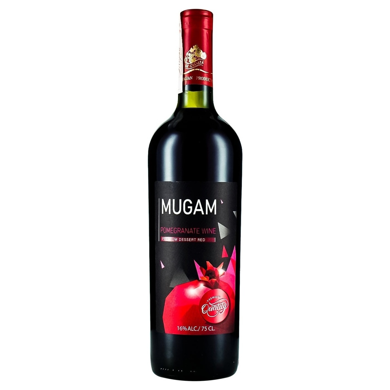 Вино Mugam гранатове червоне солодке 16% 0,75л