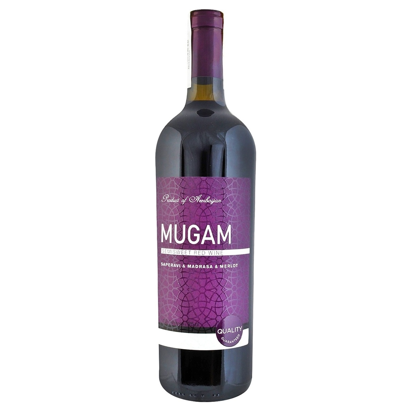 Mugam semi-sweet red wine 12-14% 0.75 l