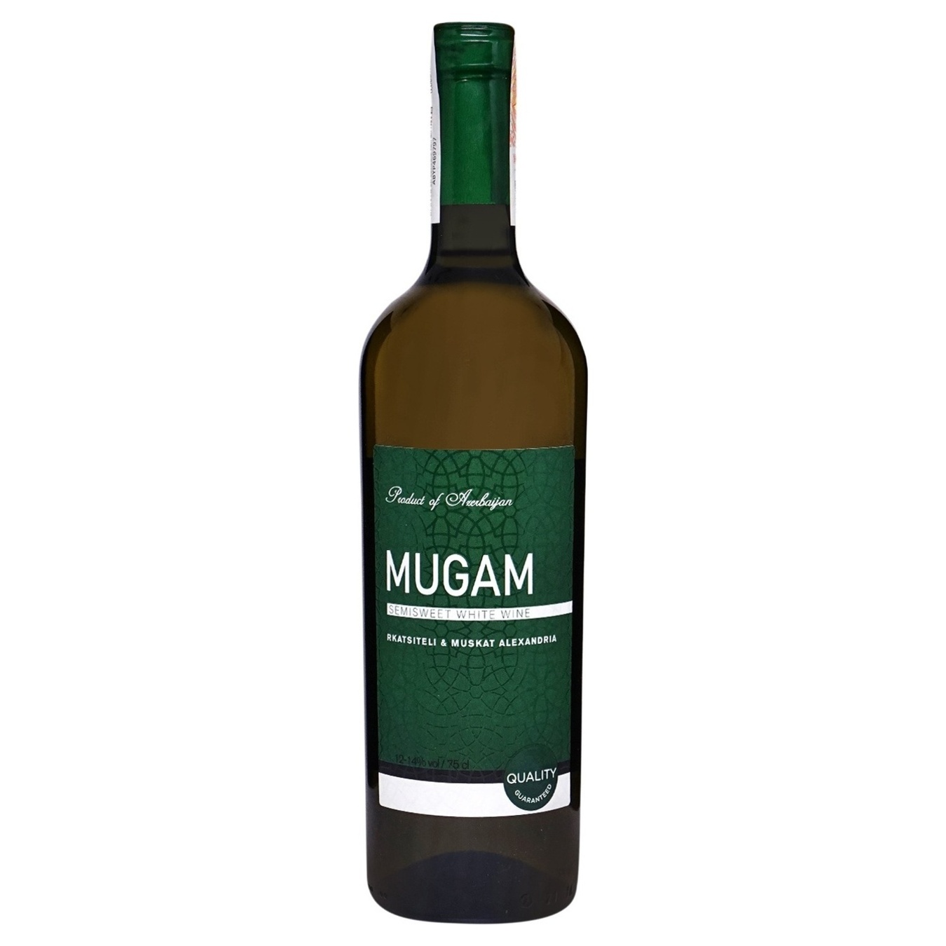 Вино Mugam белое полусладкое 12-14% 0,75л