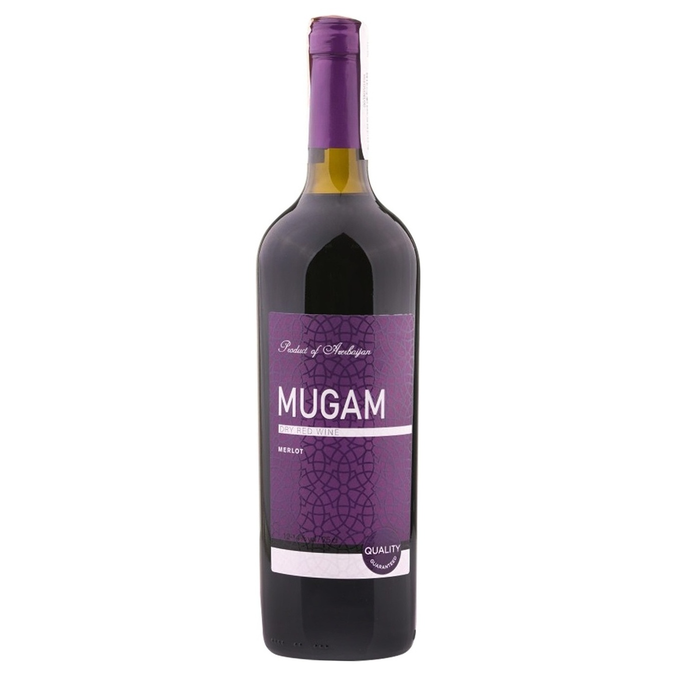 Вино Mugam Мерло красное сухое 12-14% 0,75л
