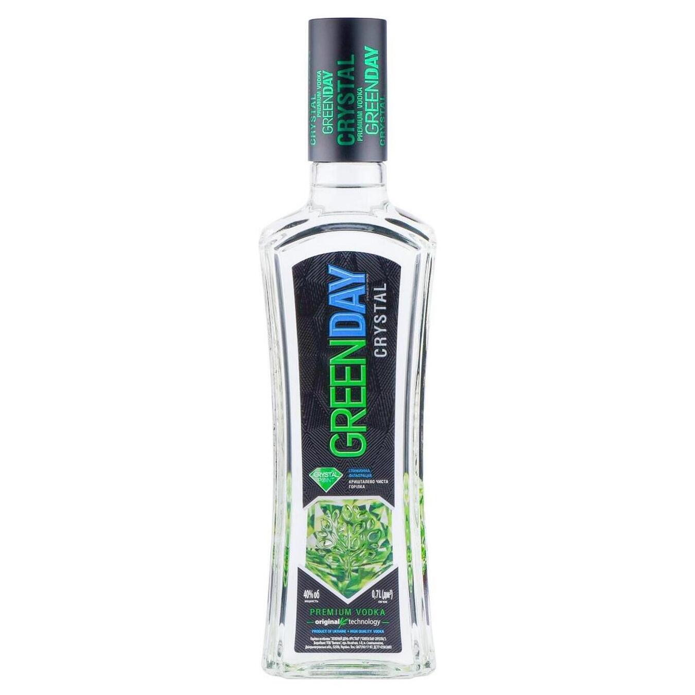 Vodka Green Day Crystal 40% 0.7 l