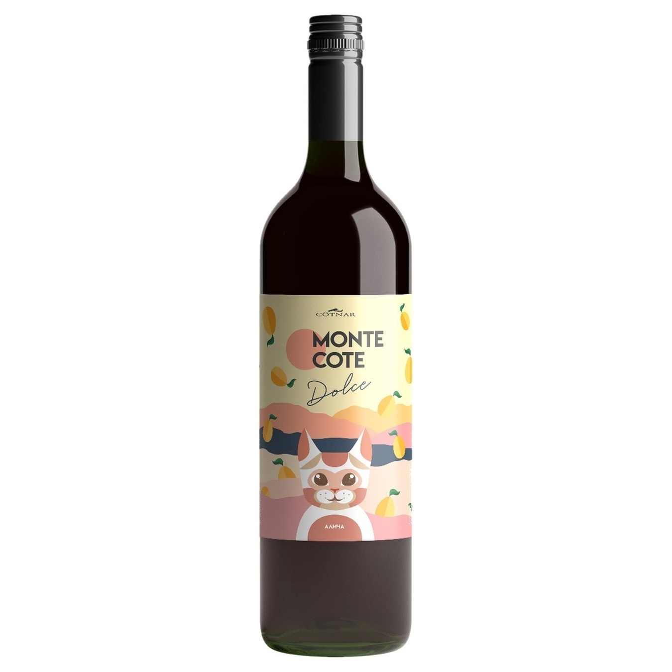 Вино Cotnar Monte Cote Dolce алича-слива біле солодке 13% 0,75л