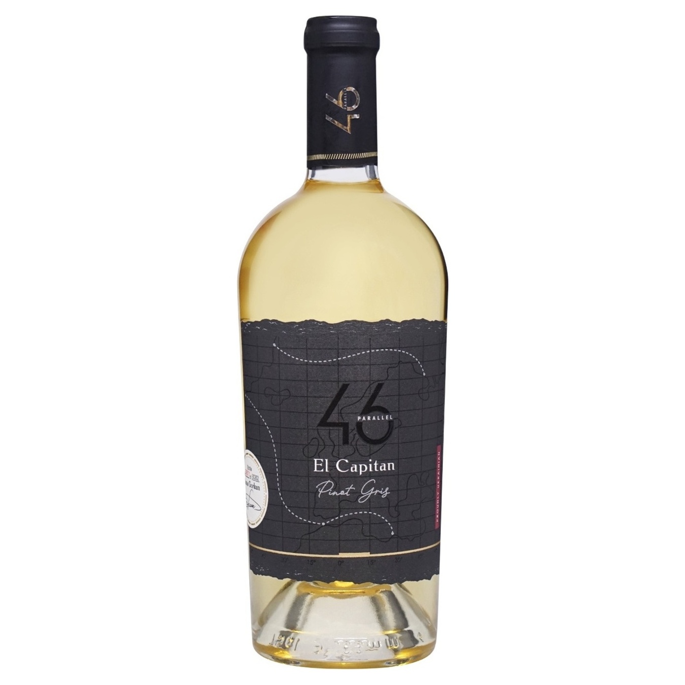 Вино 46 Parallel El Capitan Pinot Gris белое сухое 13% 0,75л