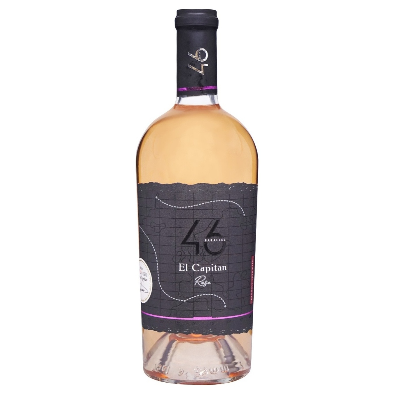 Вино 46 Parallel El Capitan Pinot Meunier розовое сухое 12,1% 0,75л