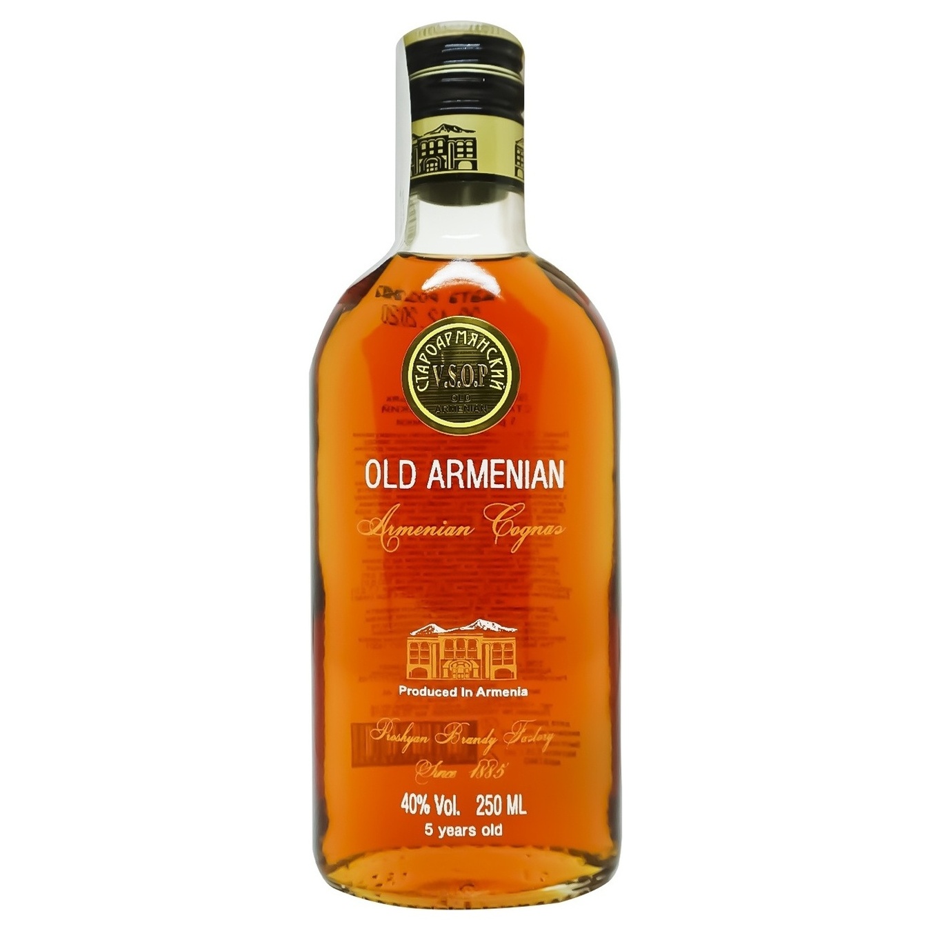 Cognac Old Armenian VSOP 5 years 40% 0.25 l