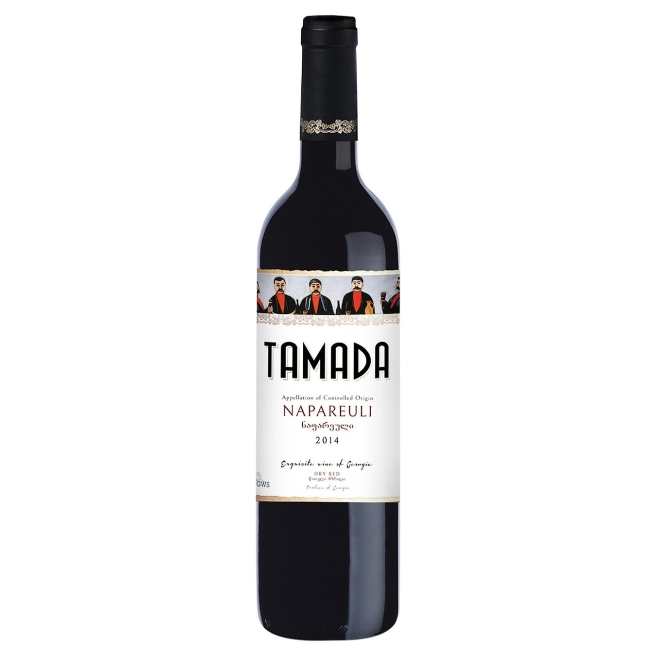 Вино GWS Tamada Напареули красное сухое 13,5% 0,75л