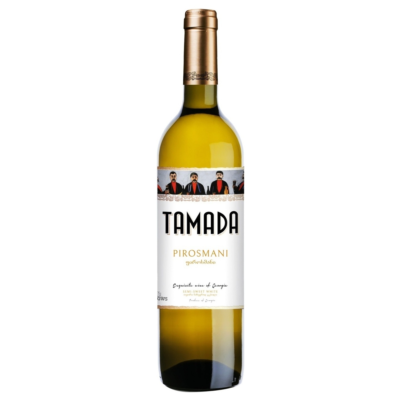 Вино GWS Tamada Піросмані біле напівсолодке 12% 0,75л