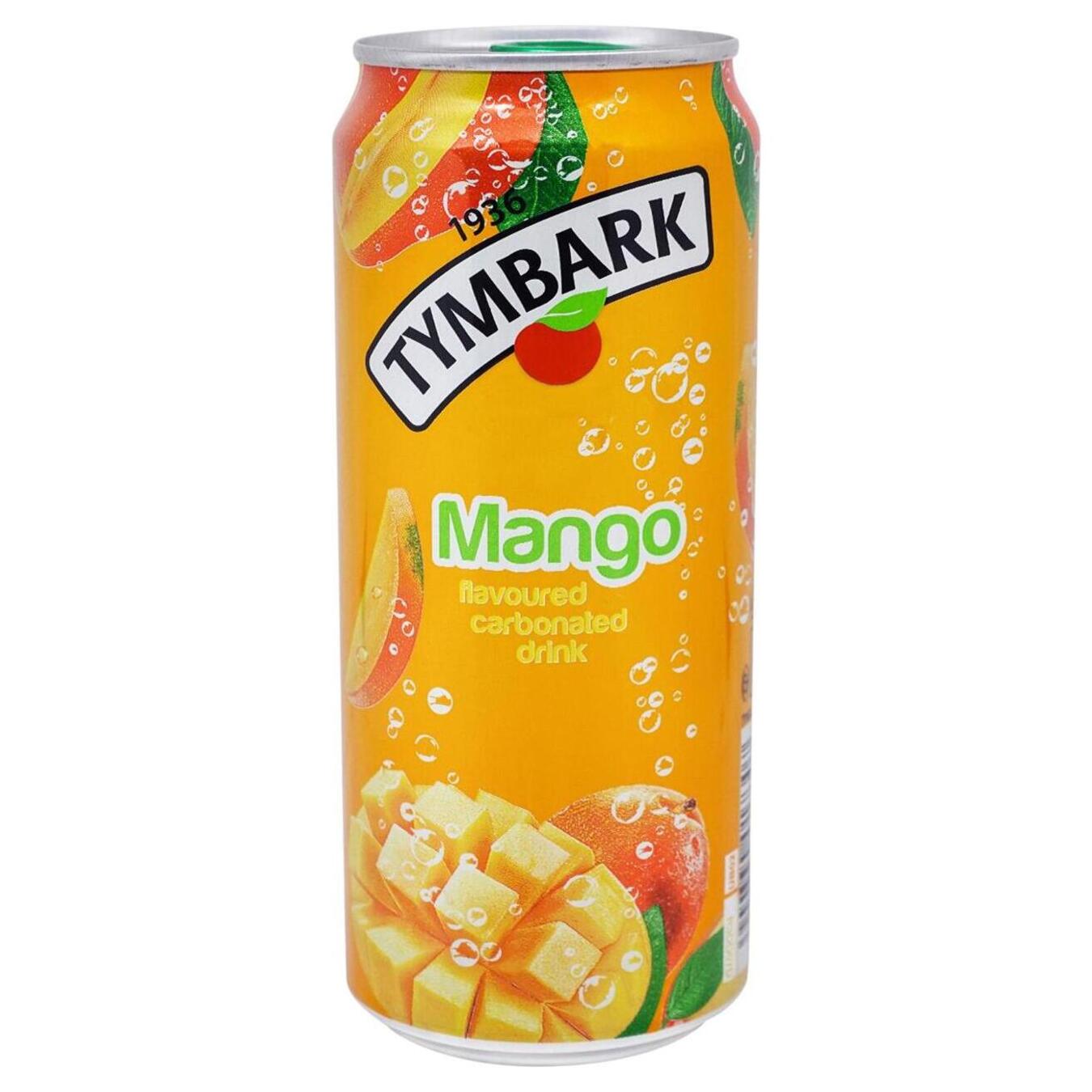 Carbonated drink Tymbark mango 0.33 iron can