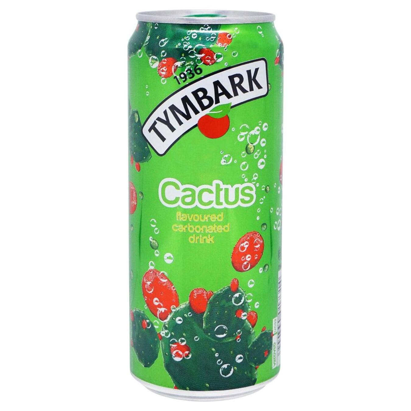 Напій газований Tymbark кактус 0,33 залізна банка