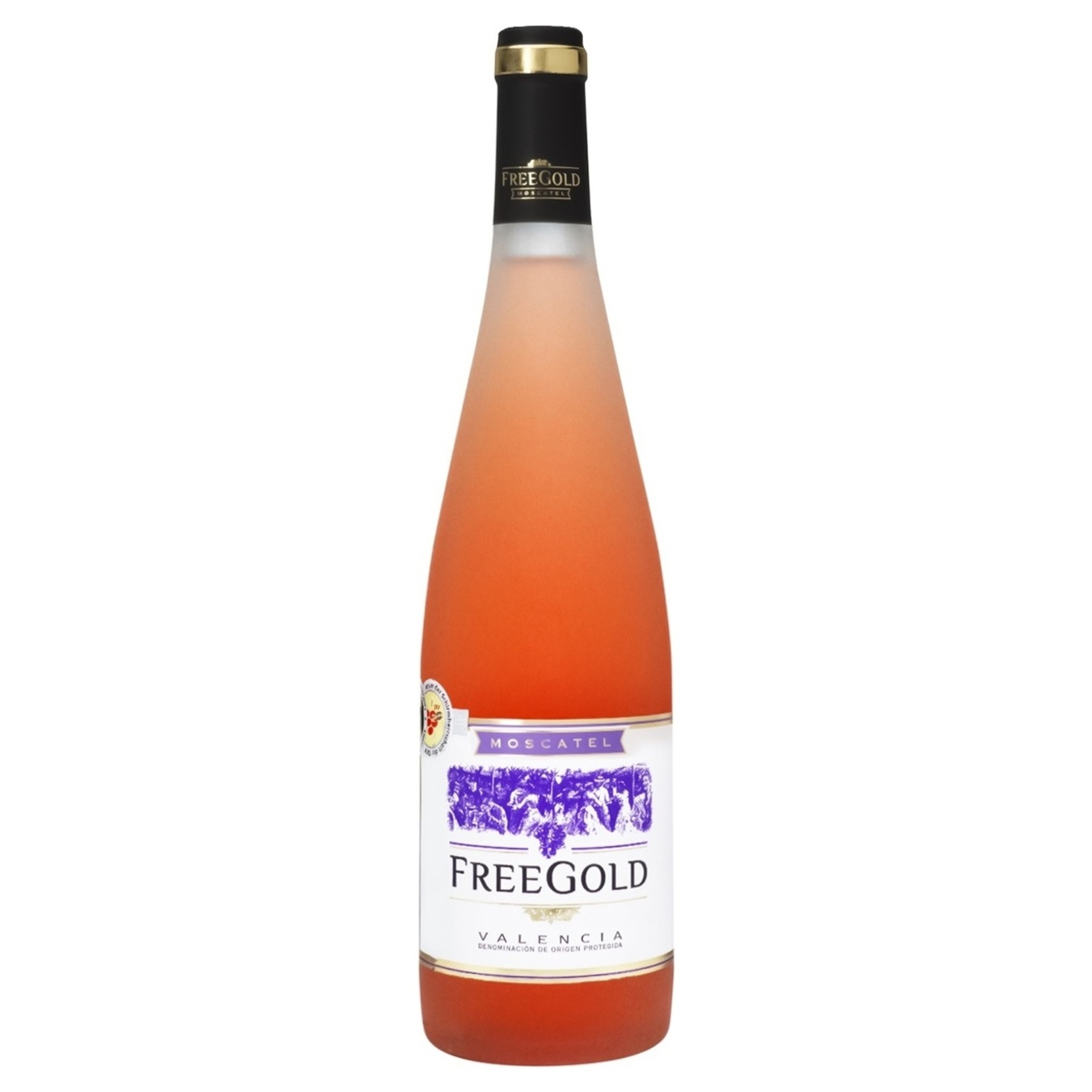 Вино Freegold рожеве солодке 12% 0,75л