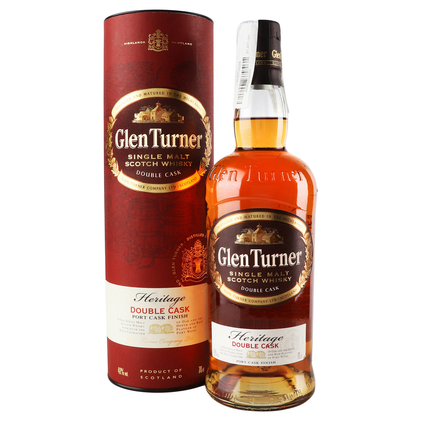 Whiskey Glen Turner Heritage Double Wood 40% 0.7 l 2