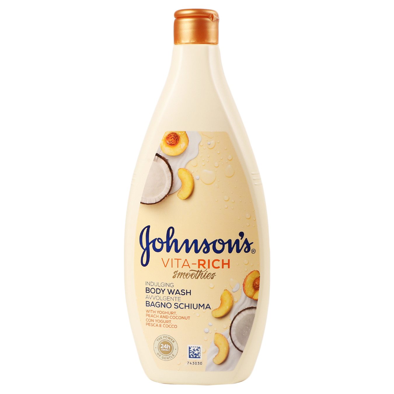 Shower gel Johnson's Vita-Rich Smoothie Relaxing with coconut yogurt and peach extract 750ml