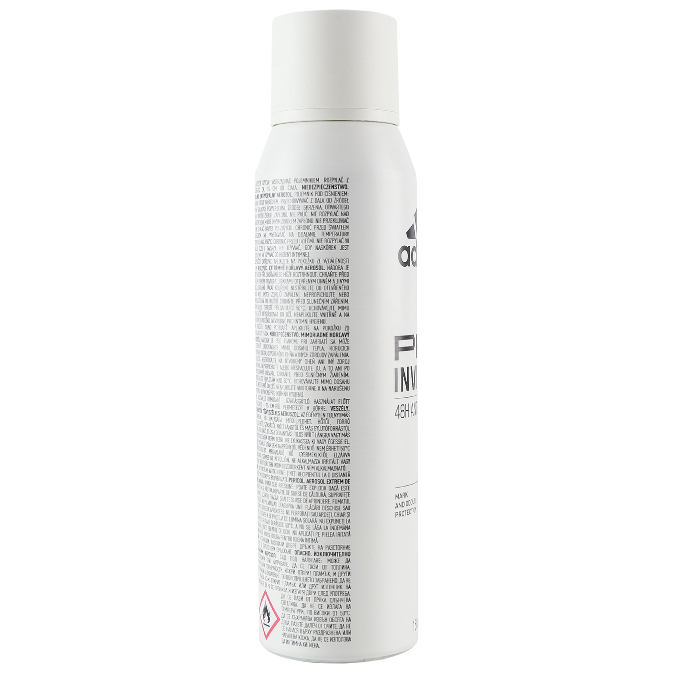 Deodorant spray Adidas Invisible pro for women 150ml 3