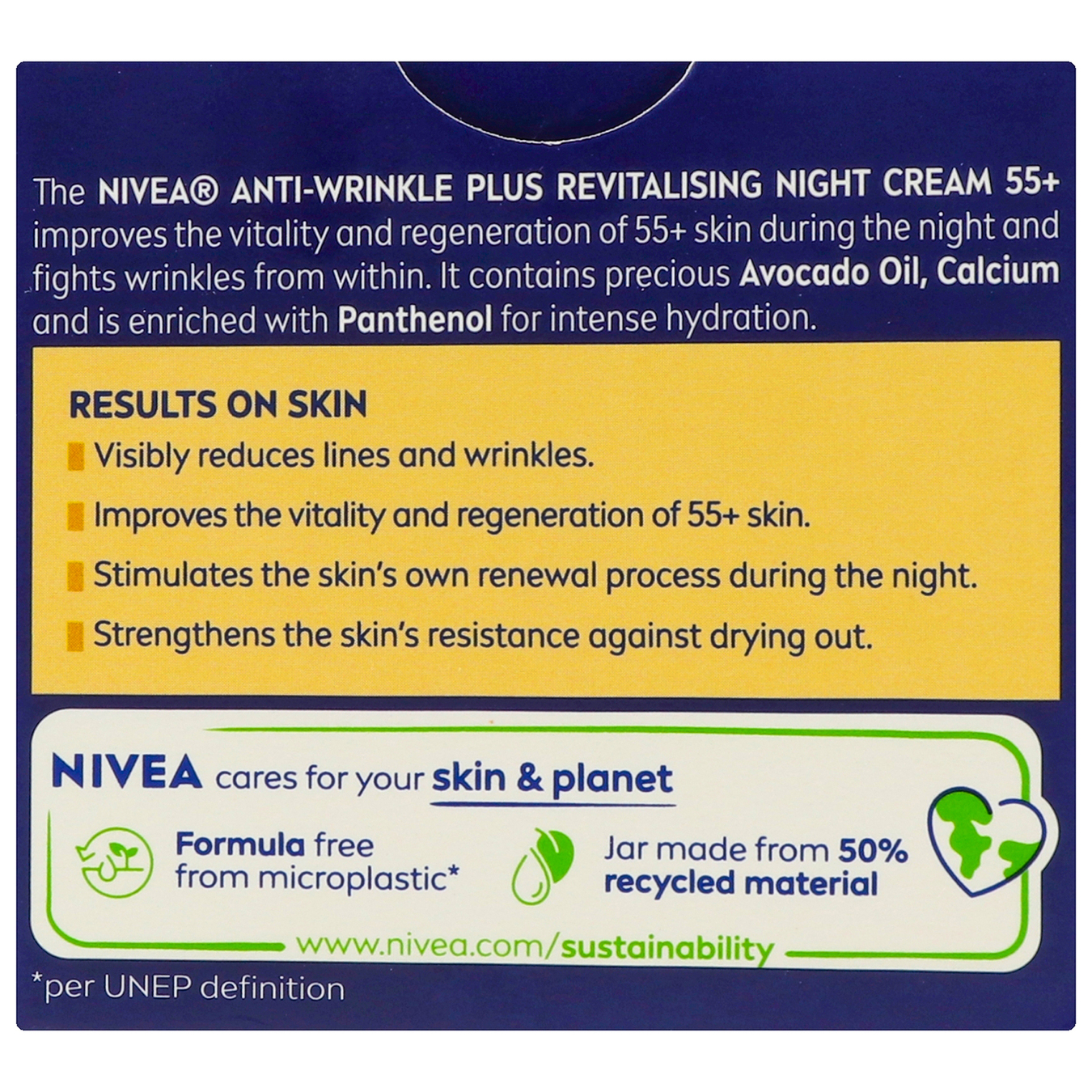 Nivea Youth Energy 55+ night cream 50ml 6