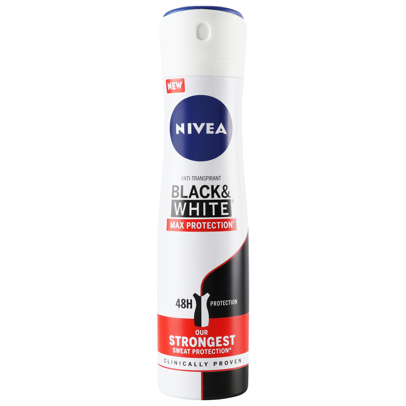 Антиперспірант Nivea чорне та біле Max Protection 150мл