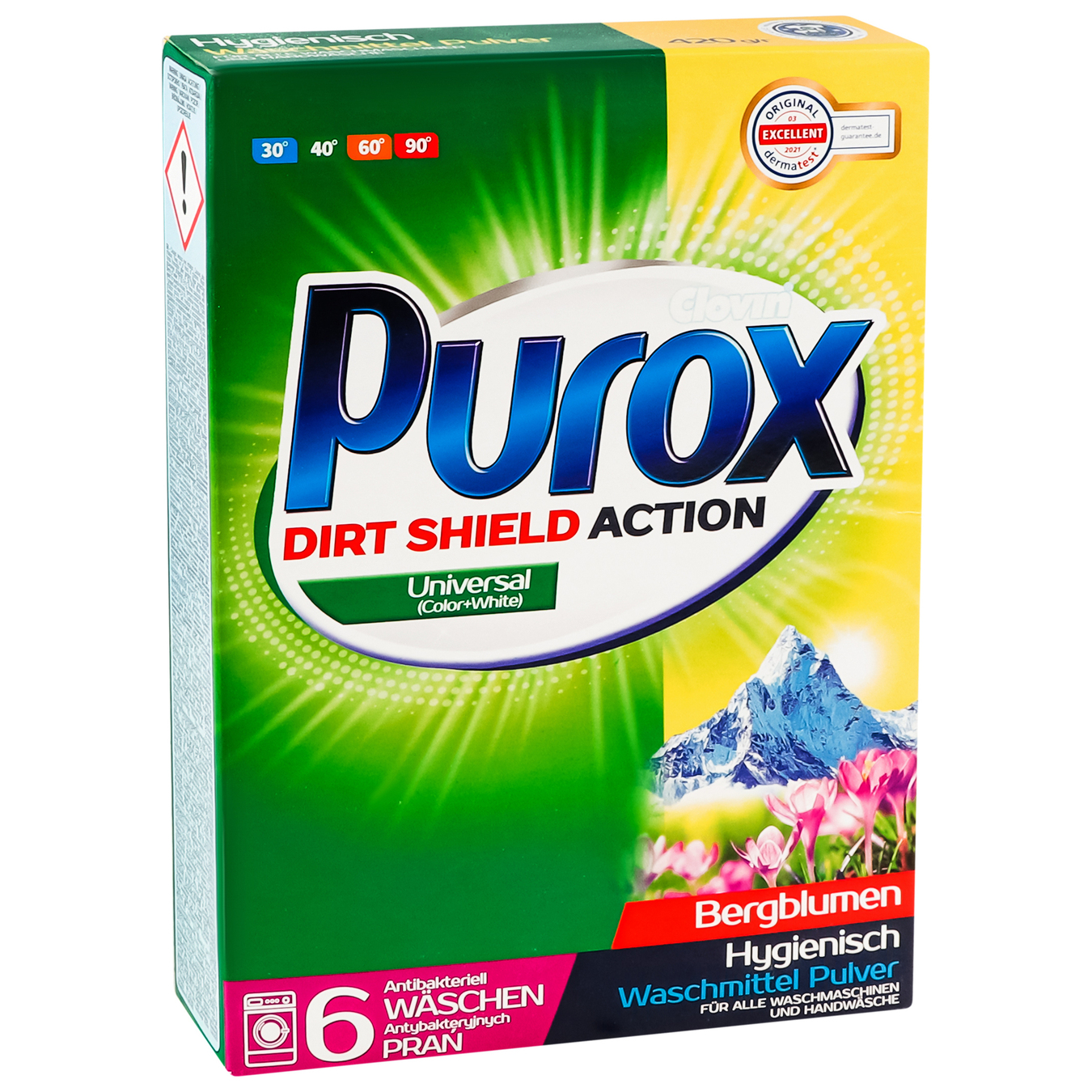 Порошок Purox Universal для прання автомат 420г 4