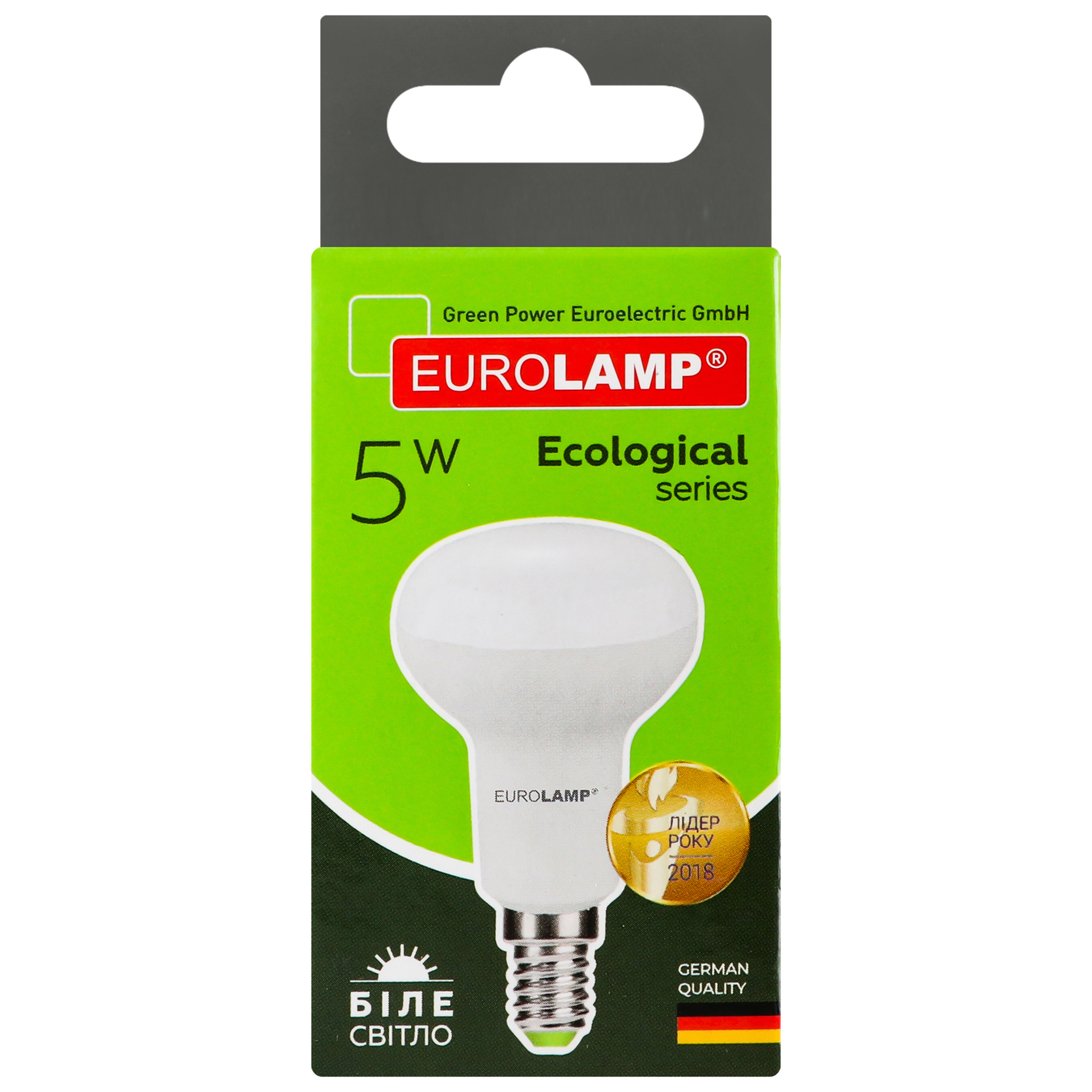 Лампа світодіодна Eurolamp eko P R39 5Вт 4000K E14 2
