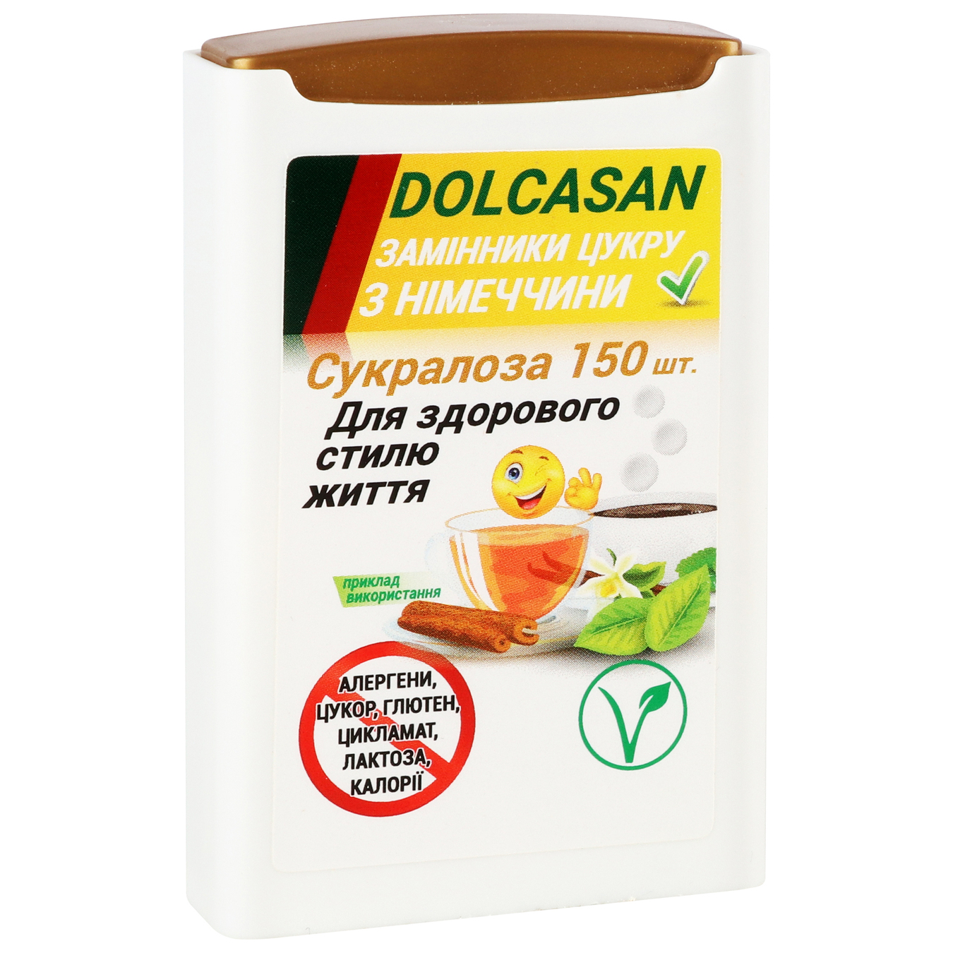 Замінник цукру Dolcasan сукралоза 150 шт. 2