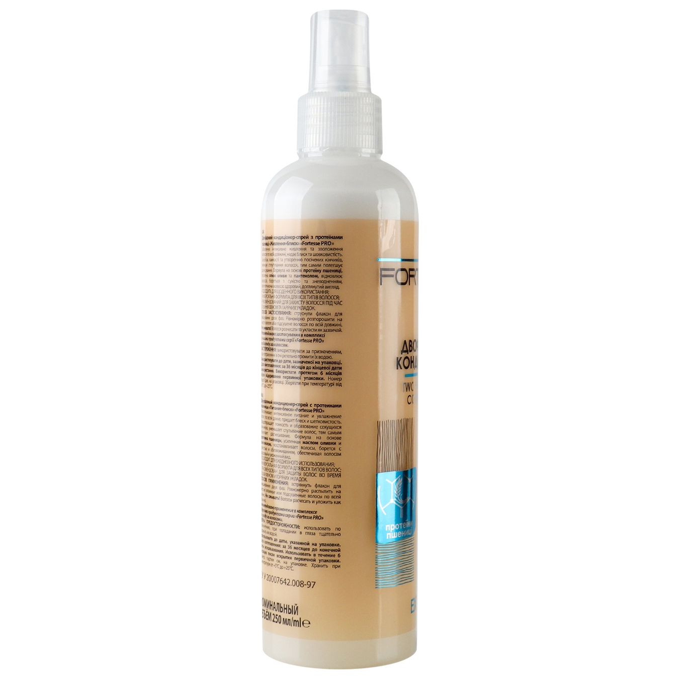 Conditioner-spray Acme Professional Fortesse New two-phase with wheat proteins 250ml 2