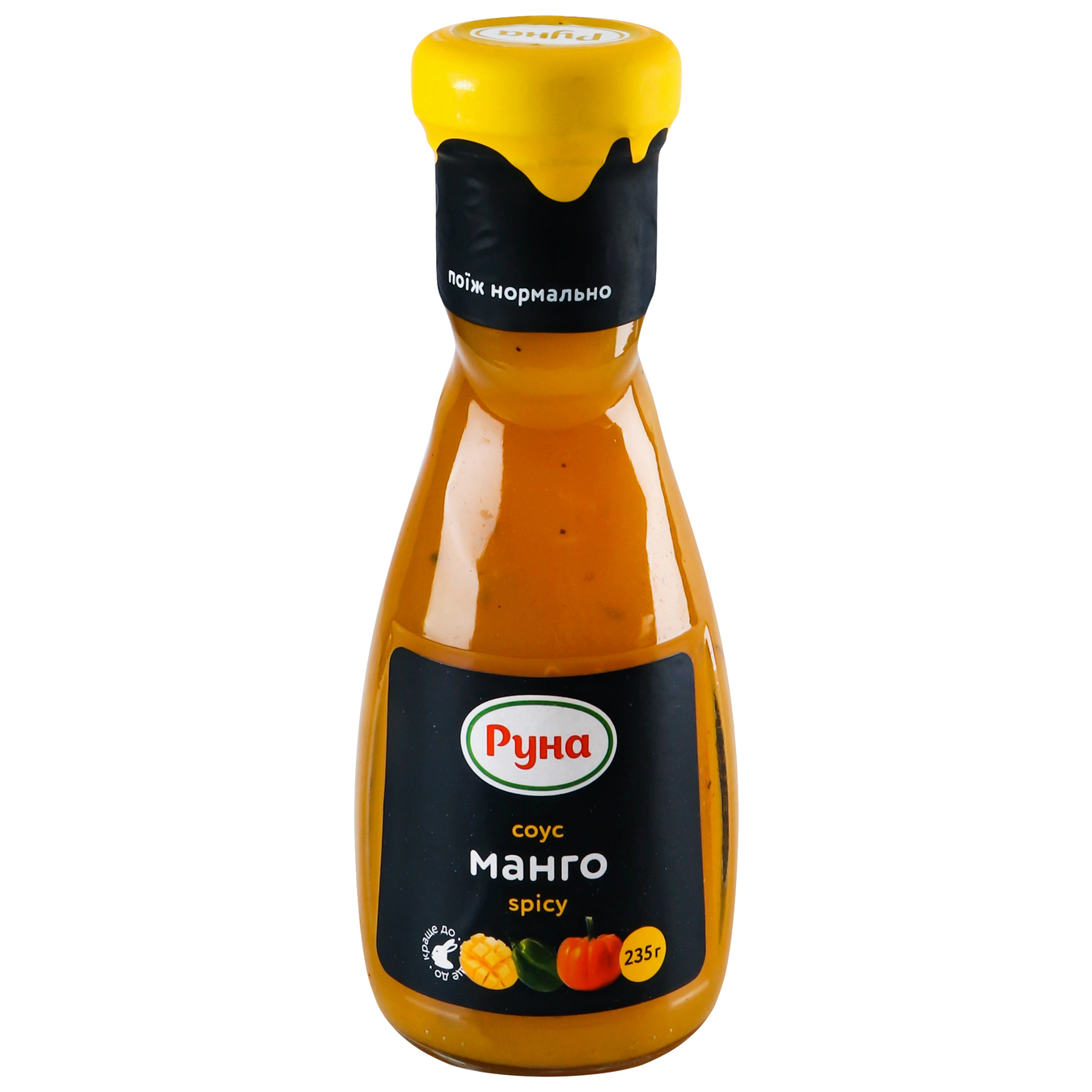 Sauce Runa mango spicy glass jar 235g 2