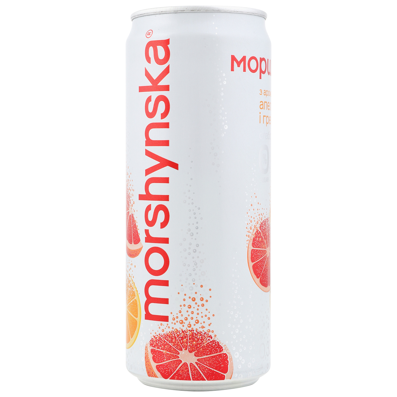Morshynska orange-grapefruit slightly carbonated water 0.33l 4