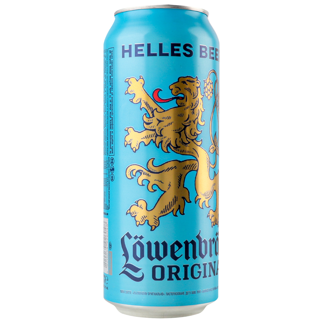 Beer Lowenbrau Original light pasteurized 5.1% 0.5l 3