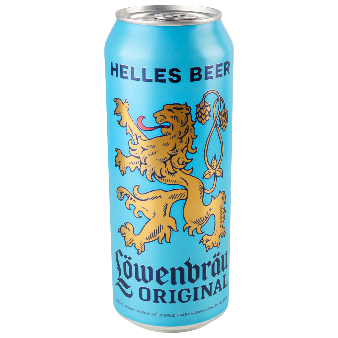 Beer Lowenbrau Original light pasteurized 5.1% 0.5l 4