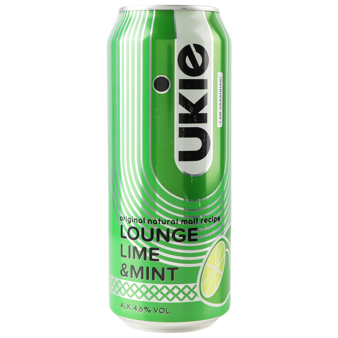 Beer UKIE special light with a taste of lime and lemon 4.6% 0.5l