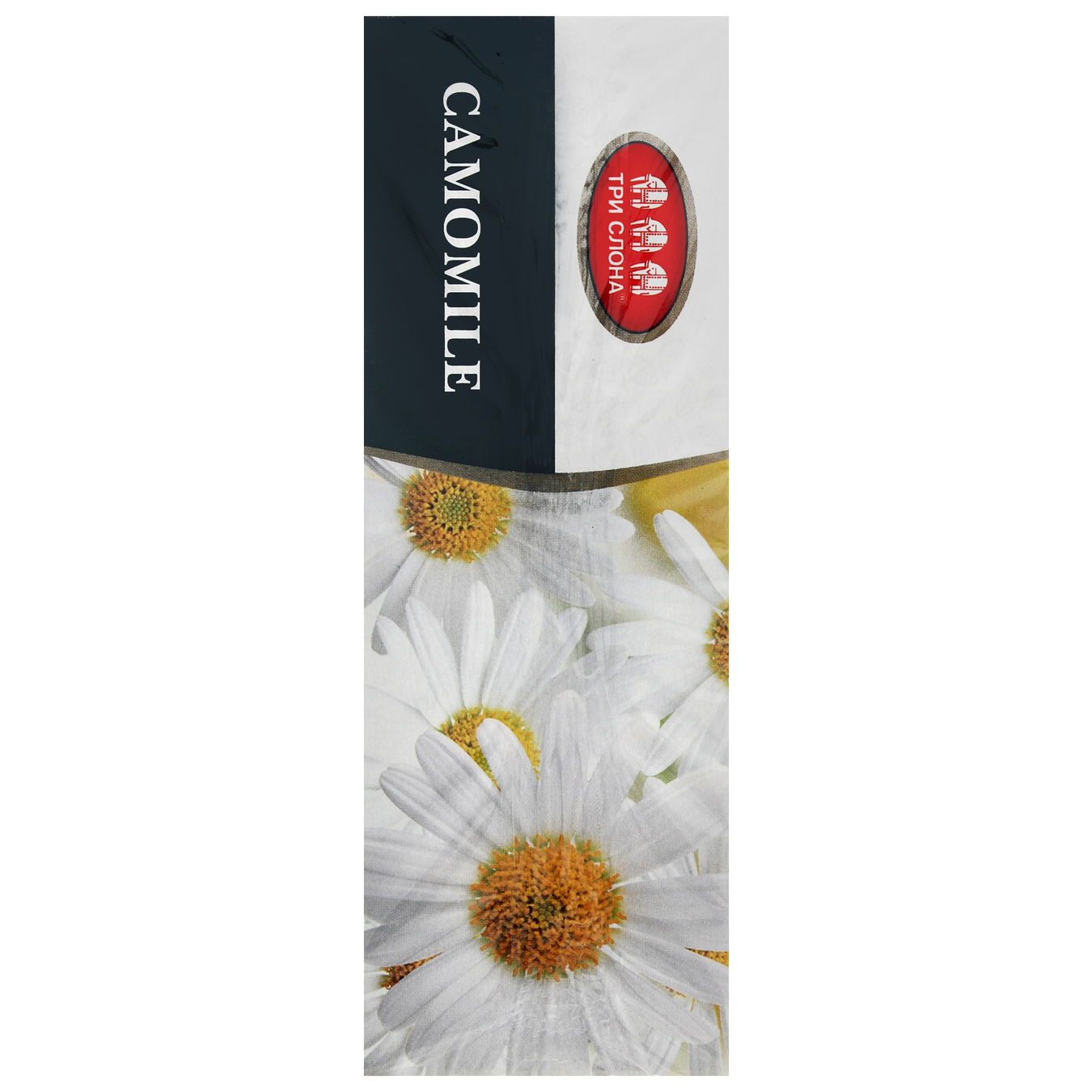Tea Three elephants Chamomile from crushed herbal chamomile flowersf/p without thread 20*1 g 3