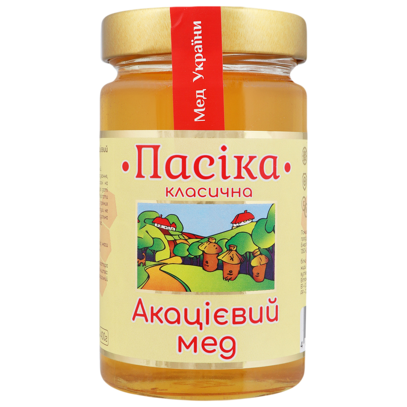 Acacia honey Pasika natural glass jar 400g