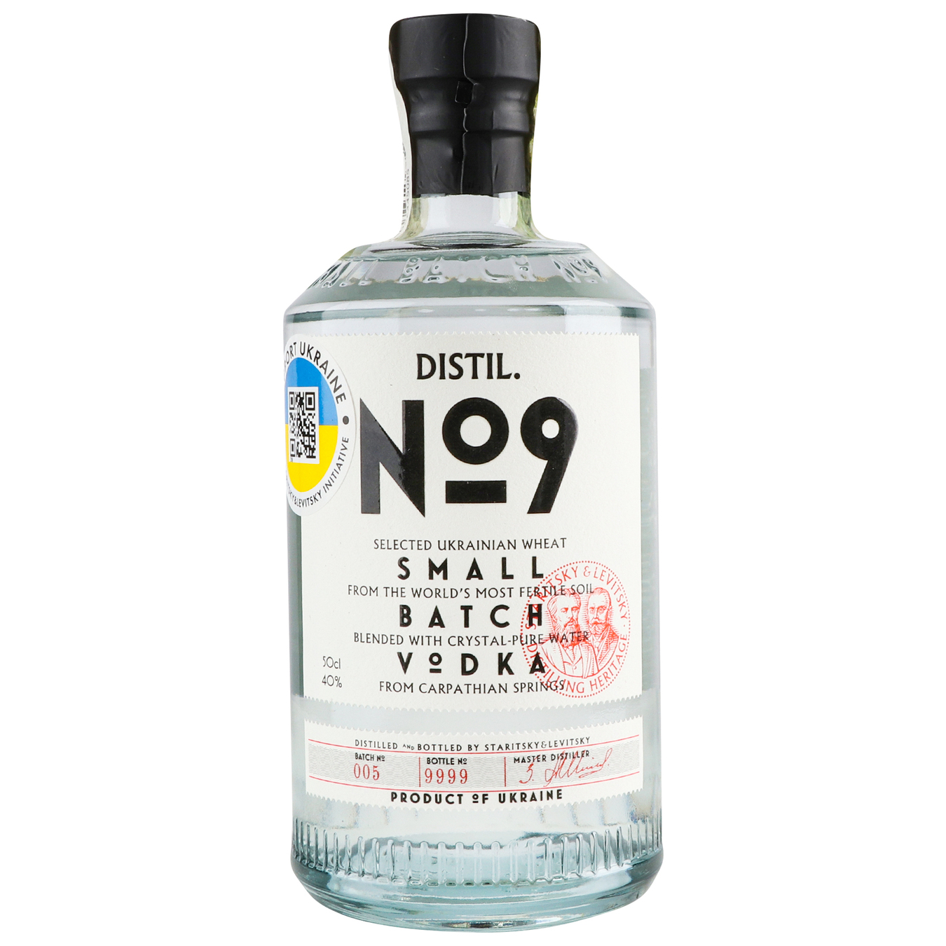 Водка Distil №9 40% 0,5л