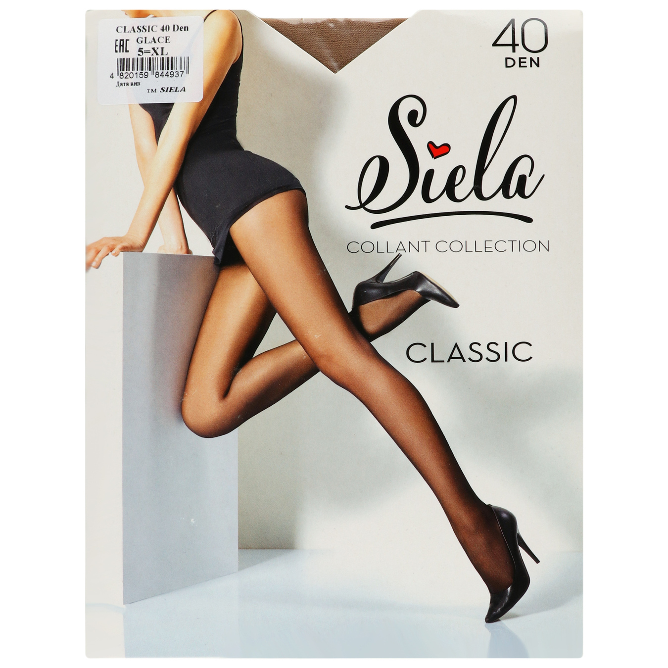 Women's tights Siela Classic 40den glase size 5