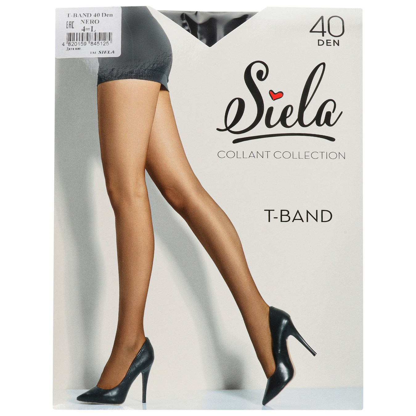 Women's tights Siela T-Band 40 days nero size 4