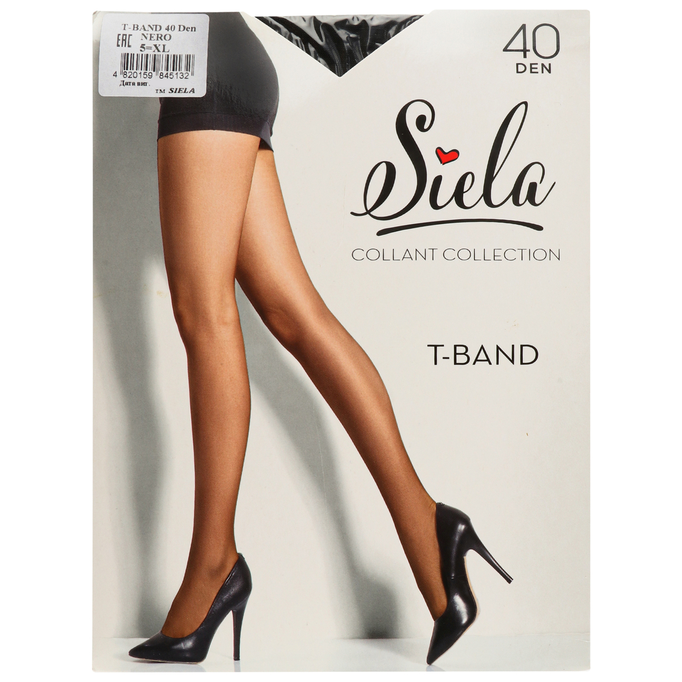 Women's tights Siela T-Band 40 days nero size 5