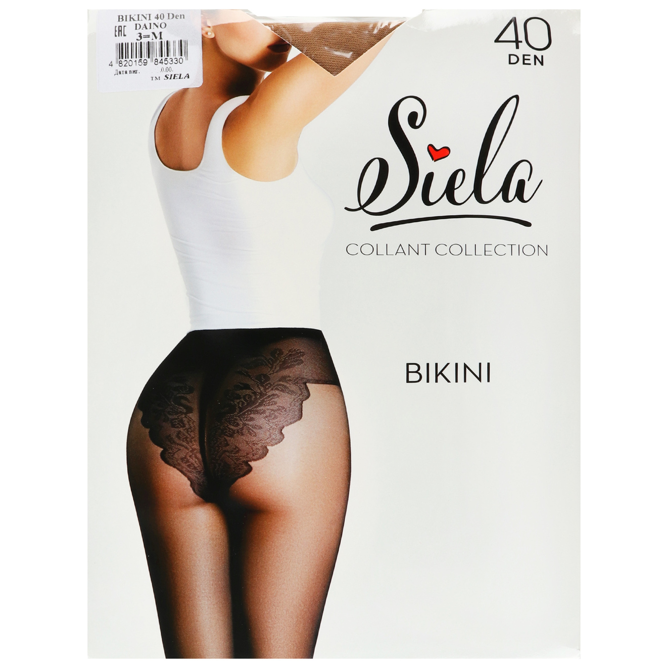 Women's tights Siela Bikini 40 days daino size 3