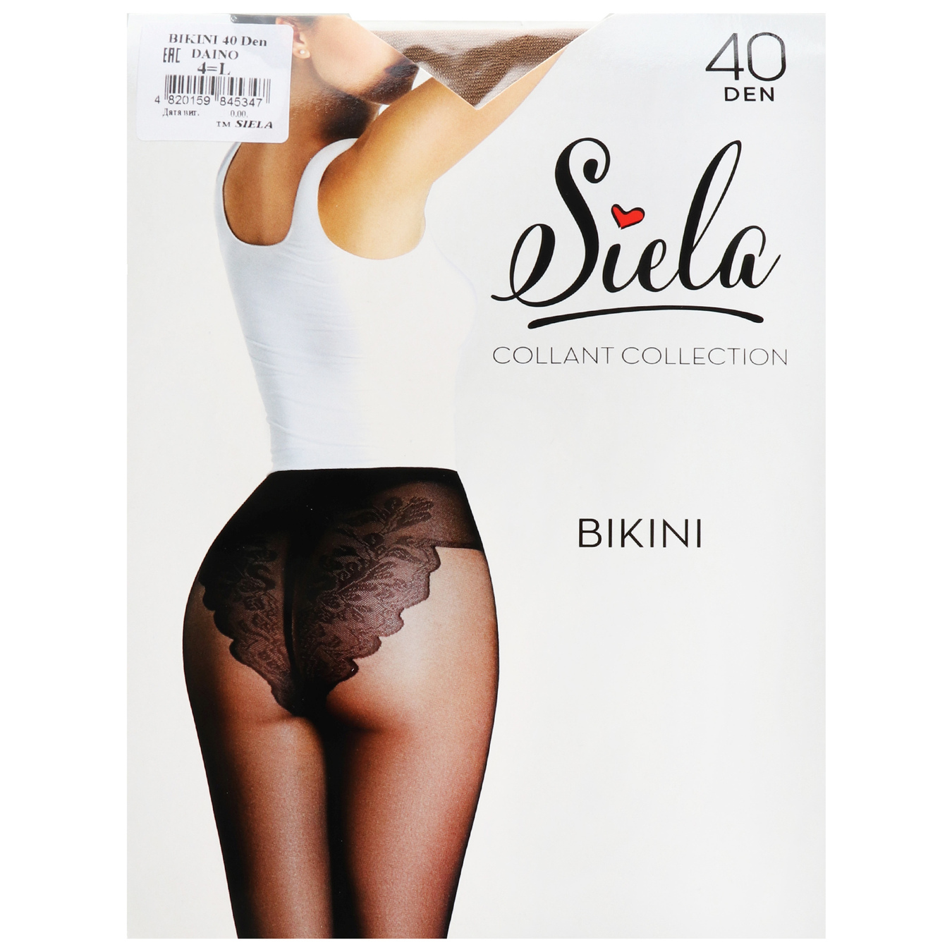 Women's tights Siela Tulle 40den nero size 4 ᐈ Buy at a good