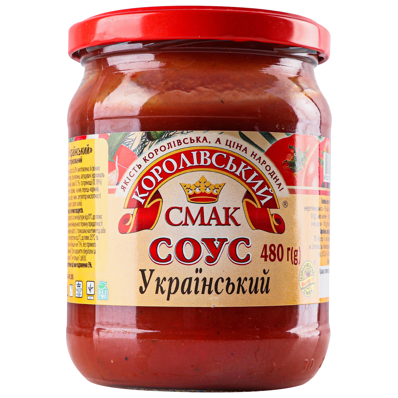Соус томатний Королівський смак Український 480г