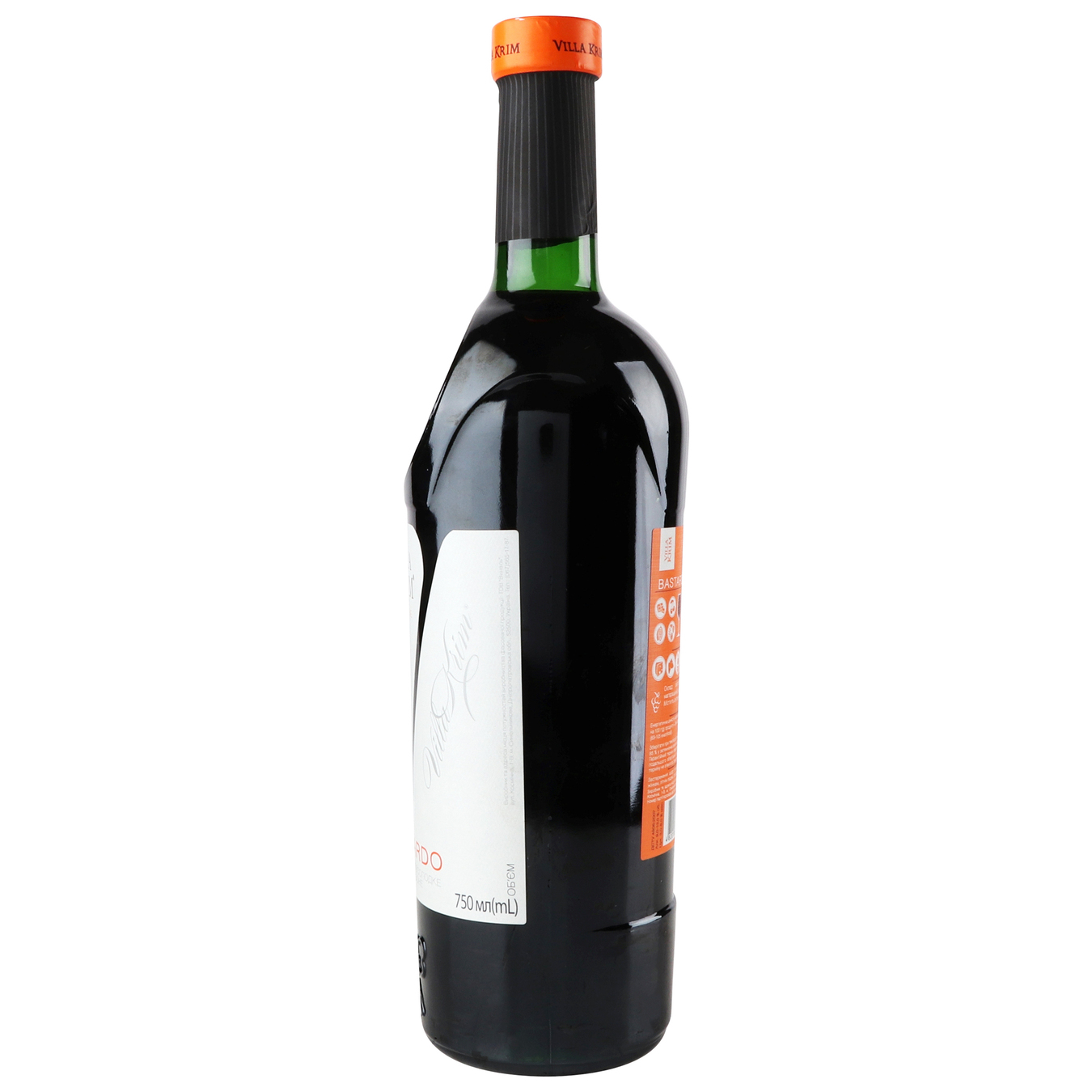 Вино Villa Krim Бастардо красное полусладкое 9-13% 0,75л 4