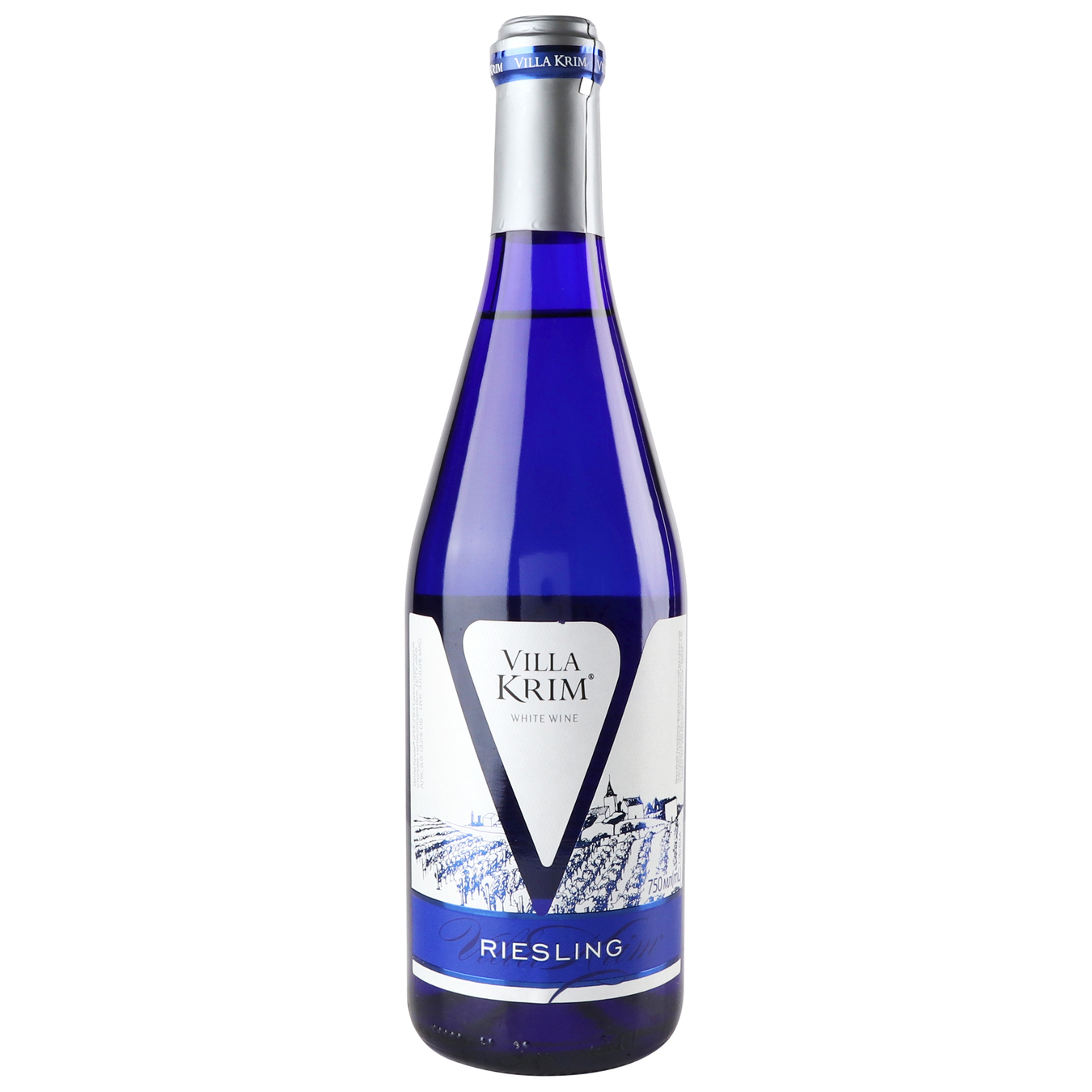 Villa Krim Riesling white semi-sweet wine 9-13% 0.75 l
