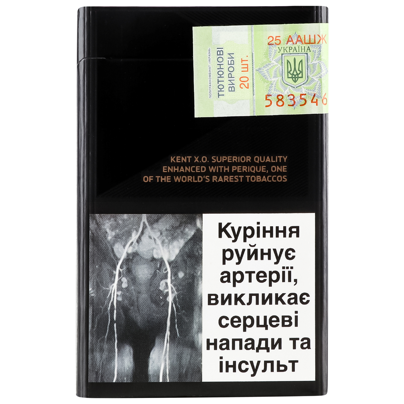 Цигарки Kent X.O. Black KS 20шт (ціна вказана без акцизу) 4