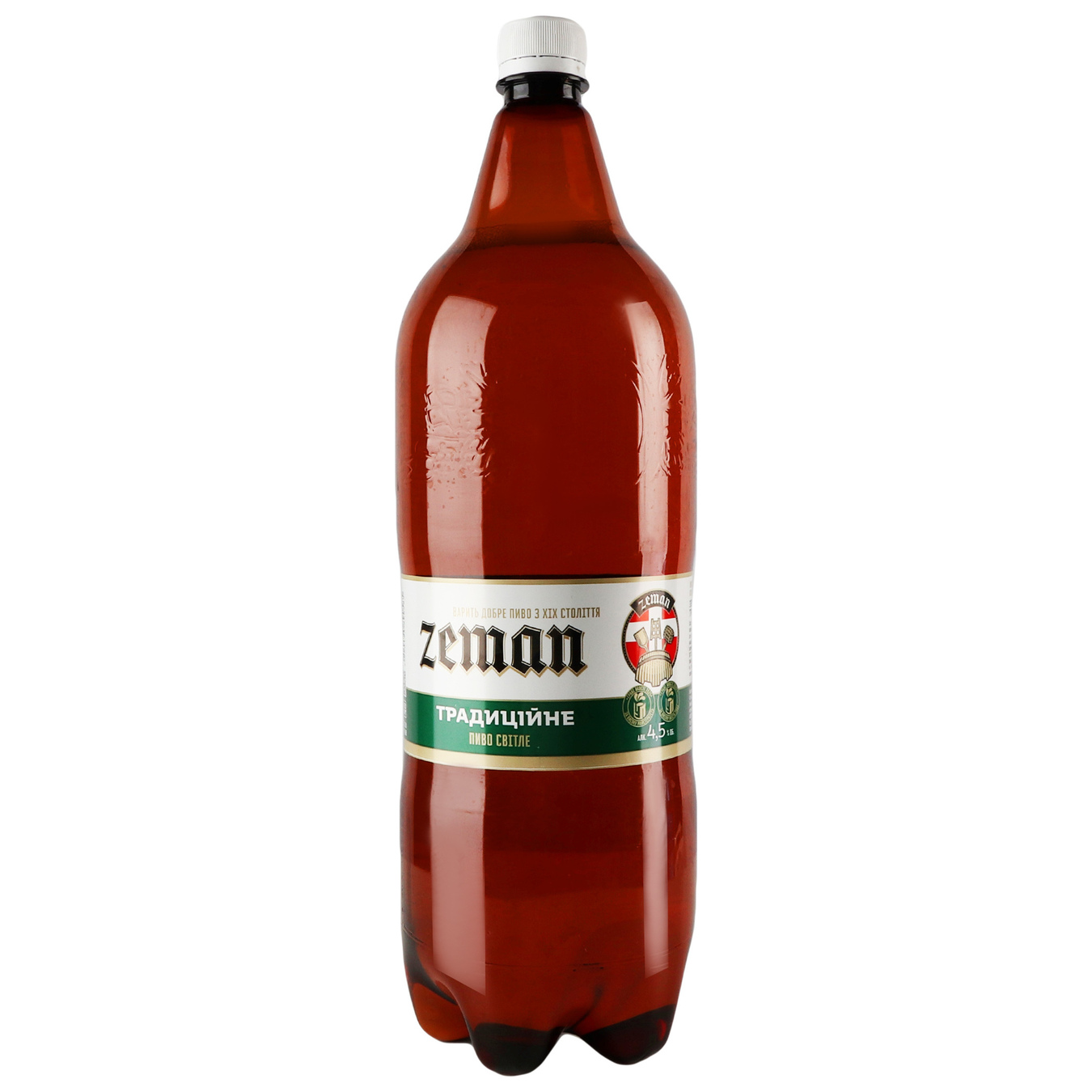 Light beer Zeman Traditional 4.5% 2l plastic bottle