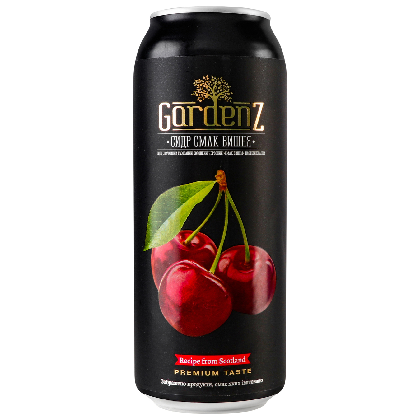 Gardenz cherry cider 5.4% 0.5 l iron can