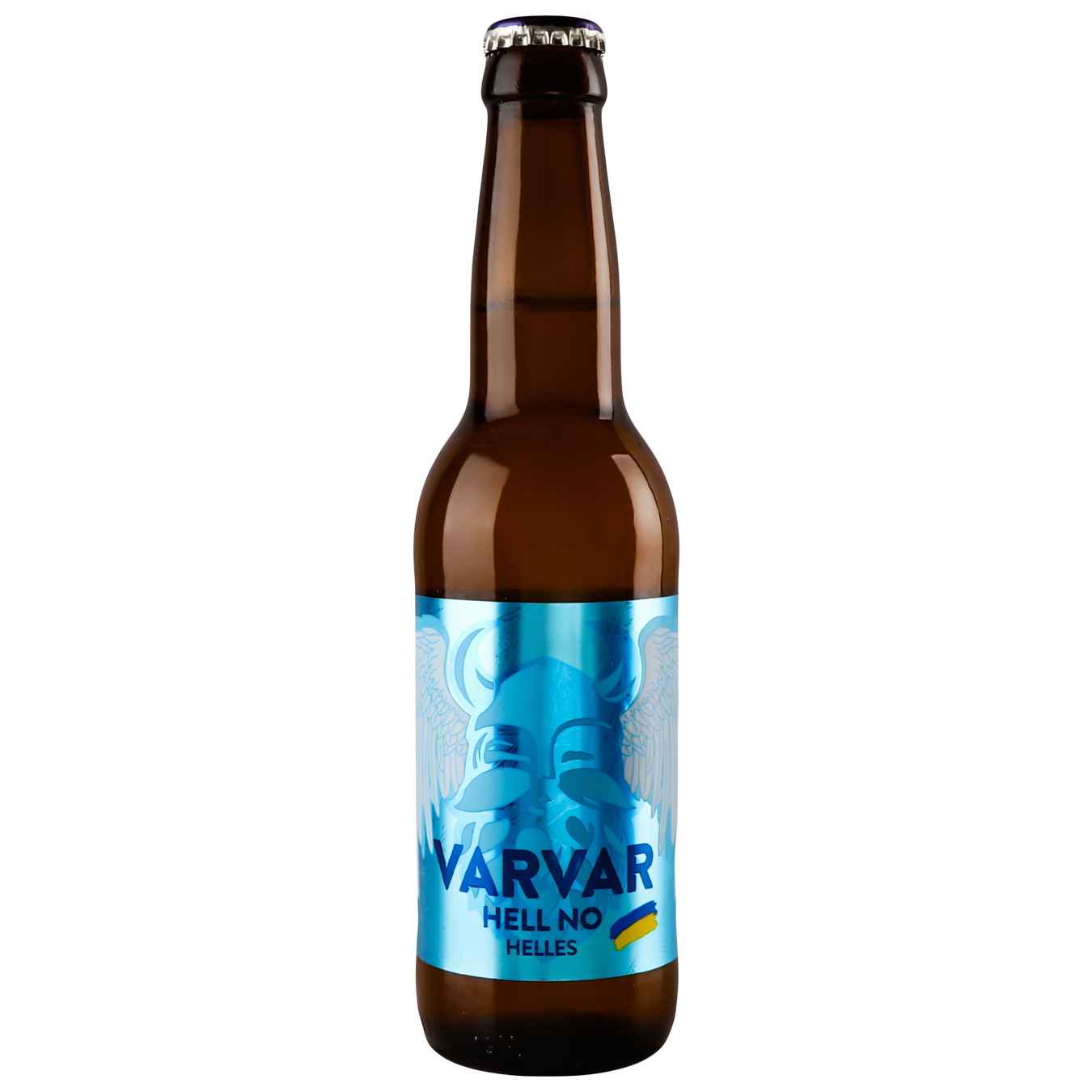 Пиво світле VARVAR Hell No 4,6% 0,33л скляна пляшка