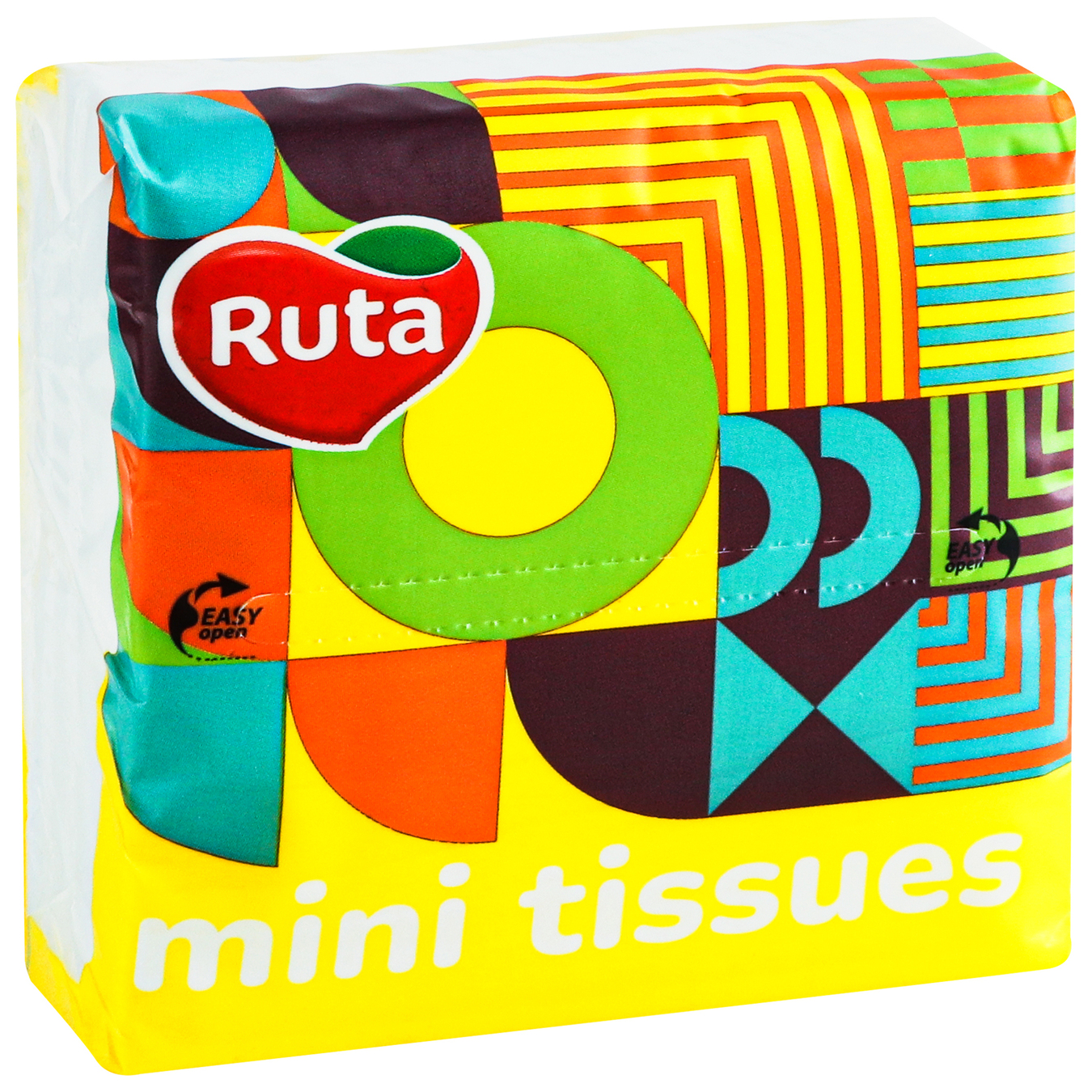 Платки Ruta Мini Тissues носовые двухслойные без аромата 150шт 3