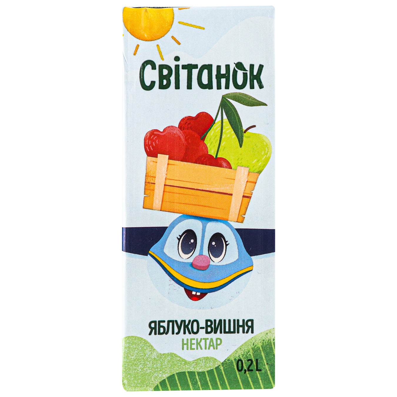 Nectar Svitanok apple-cherry clarified pasteurized 0.2l