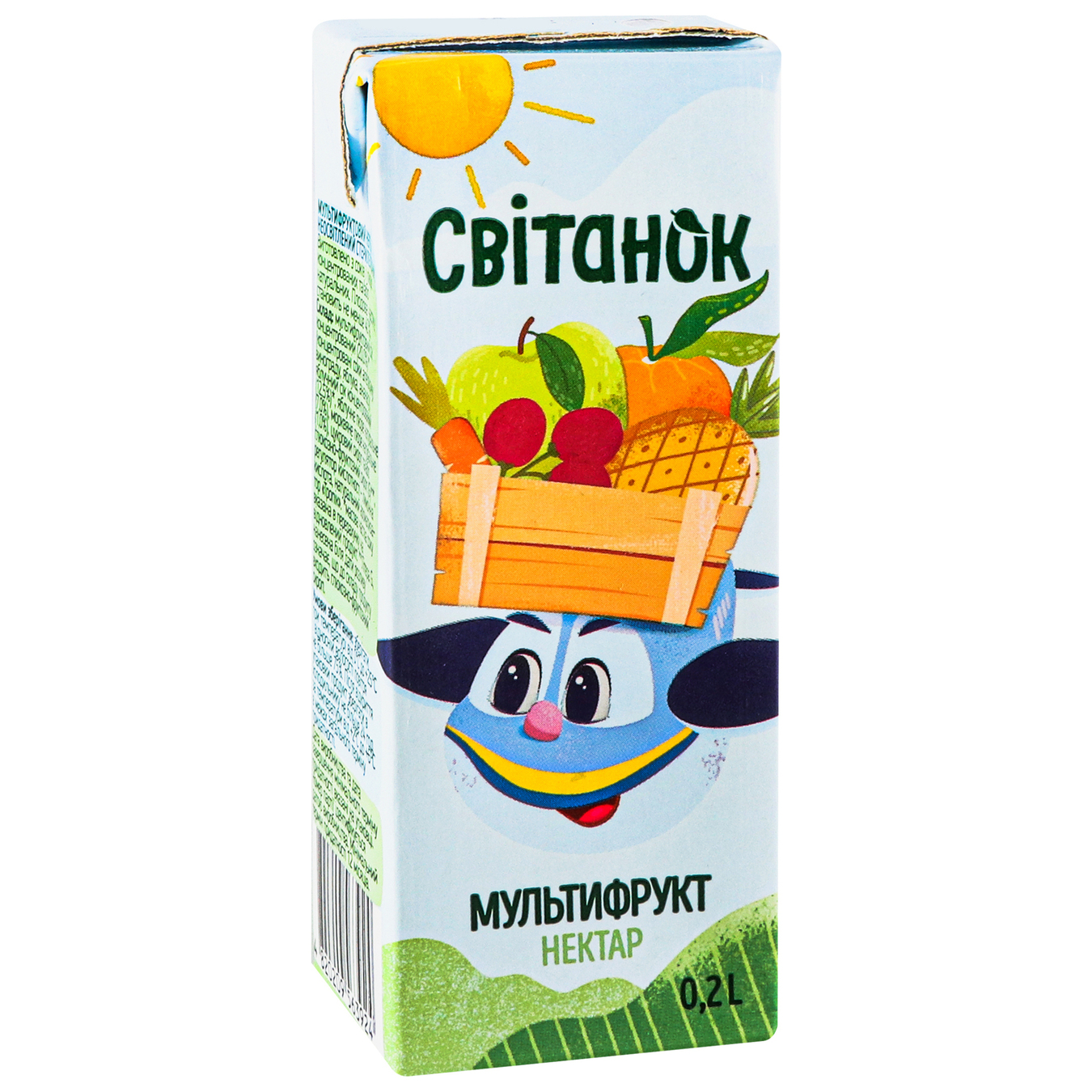 Nectar Svitanok multifruit with vitamins unlit sterilized 0.2l 2