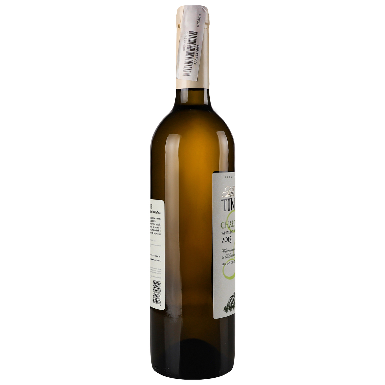 Вино Villa Tinta Шардоне біле сухе 11-12% 0,75л 3