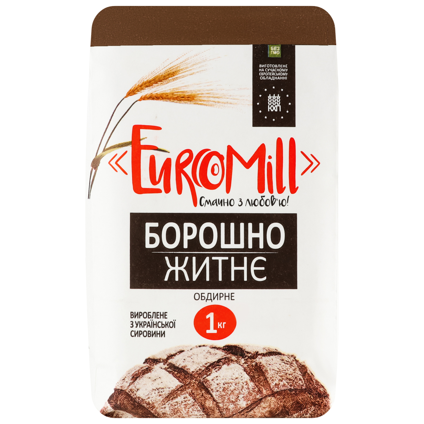 Борошно житнє EuroMill обдирне 1 кг 5