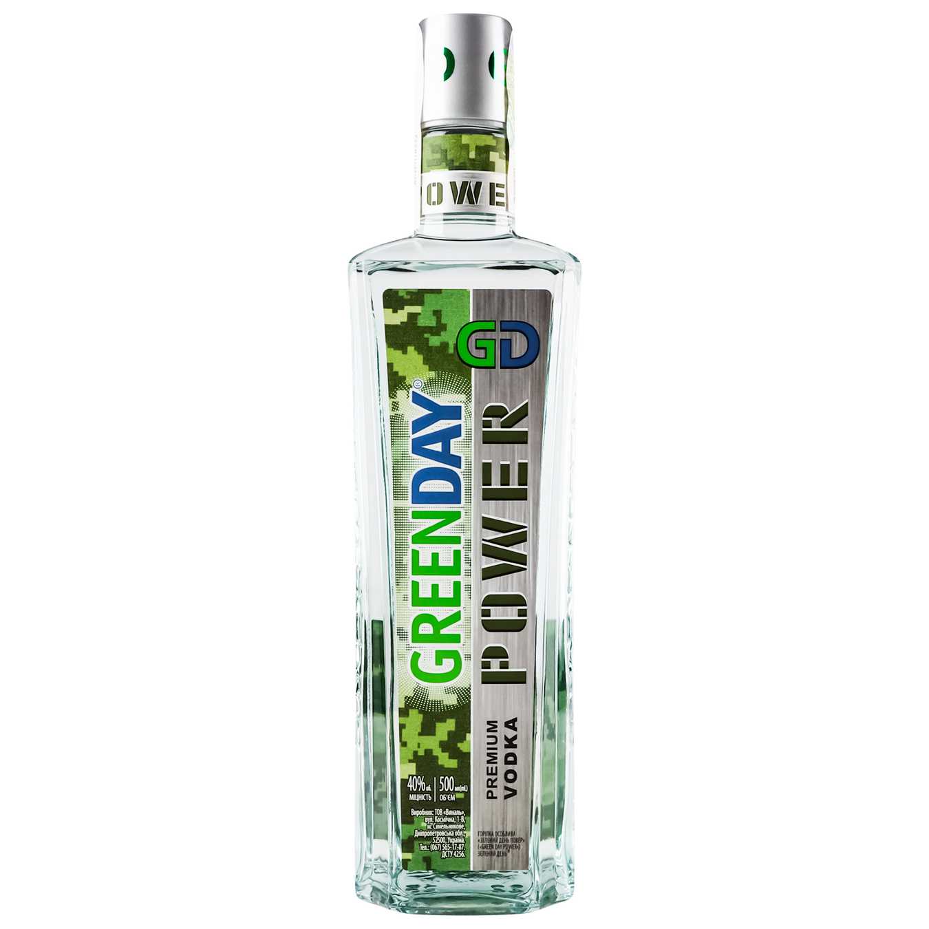 Vodka Green Day Paver 40% 0.5 l